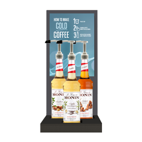 Sirup Display - plass til 3 stk