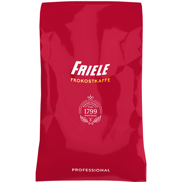 Friele Frokostkaffe Medium Mørk, Hel, 12x500g