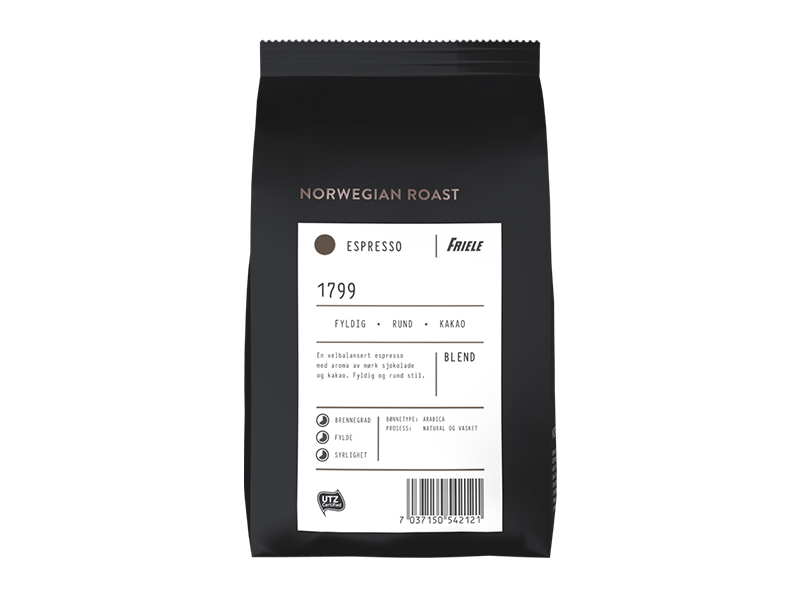Espresso 1799 Hel UTZ  - 12x500g