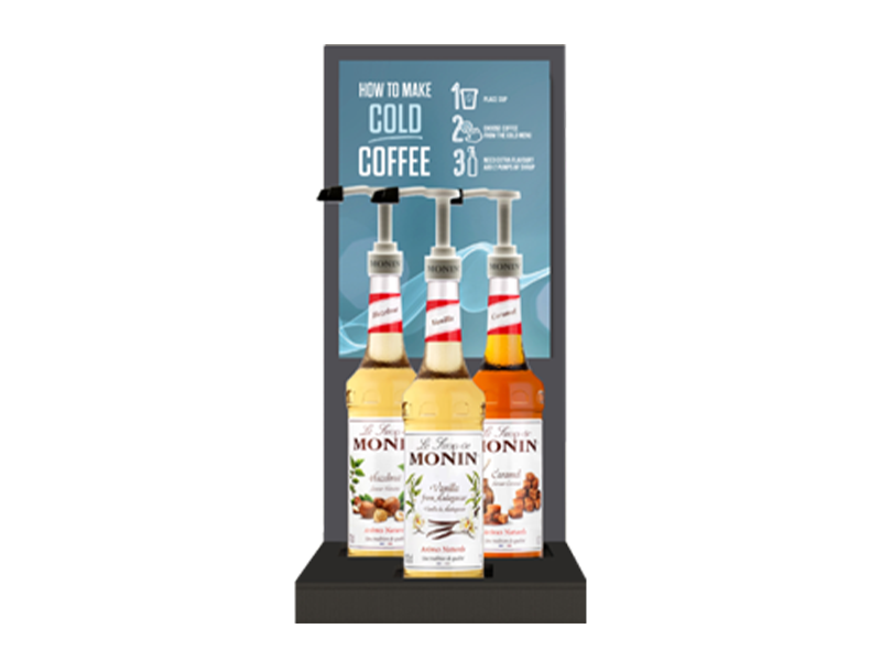 Sirup Display - plass til 3 stk