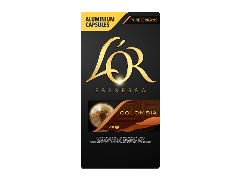 L'OR Colombia kapsler - 10 x 10 kaspler