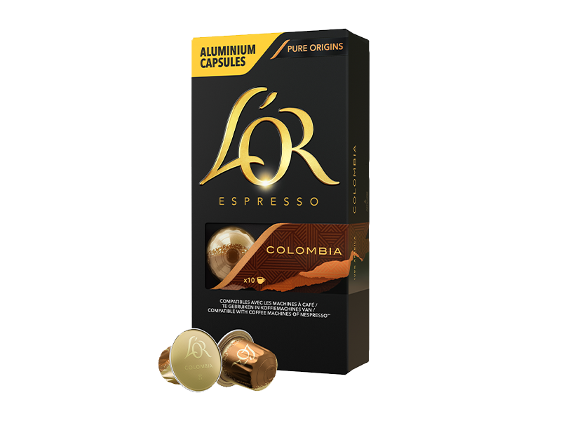 L'OR Colombia kapsler - 10 x 10 kaspler