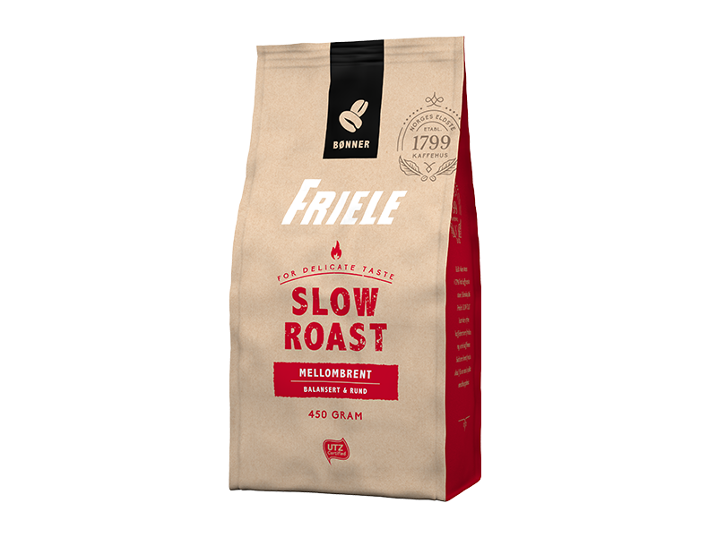 Friele Slow Roast Mellombrent - 450gx6